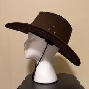 Brown Western Style Hat